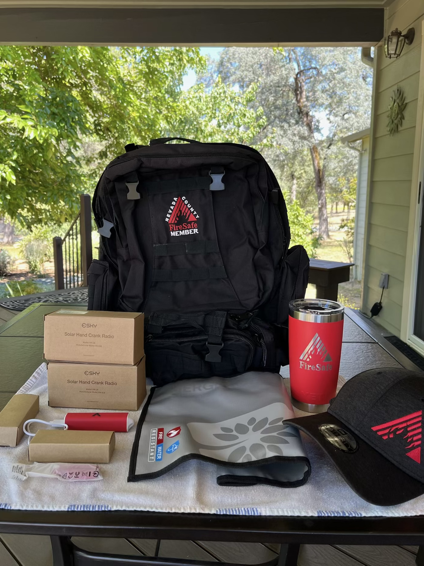 Certificate and Go Bag!
